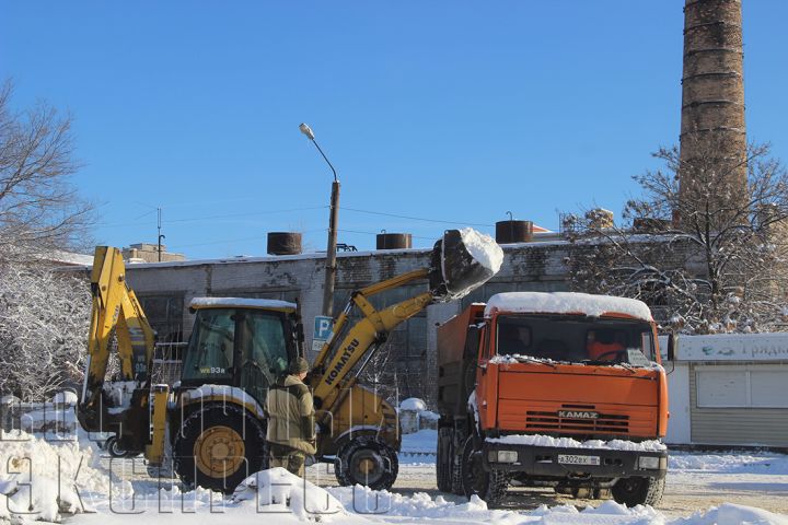Очистка дорог идет полным ходом