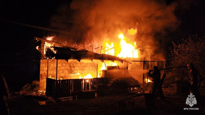 Луганские спасатели ликвидировали пожар на частном подворье