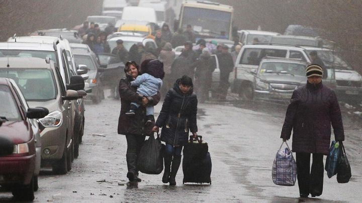 Пункты сбора в Луганске для эвакуации населения в РФ