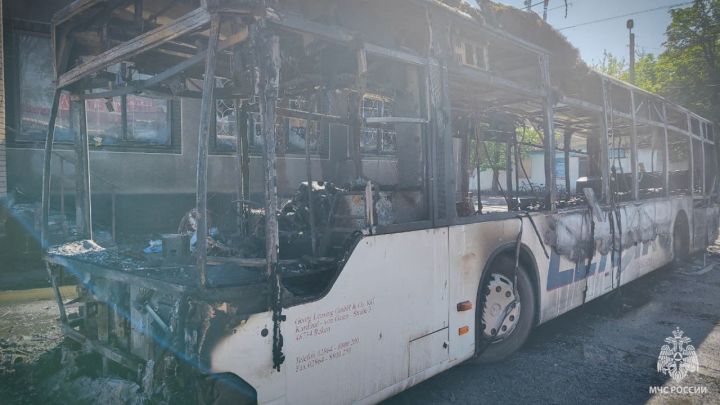 Сгорел автобус и магазин: МЧС ликвидировали крупный пожар в ЛНР