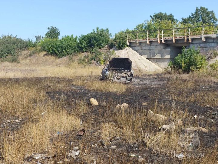 В ЛНР из-за непотушенного окурка сгорела машина и целое поле 