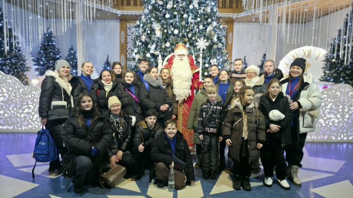 Зимняя сказка от танцоров из Краснодона в Великом Устюге