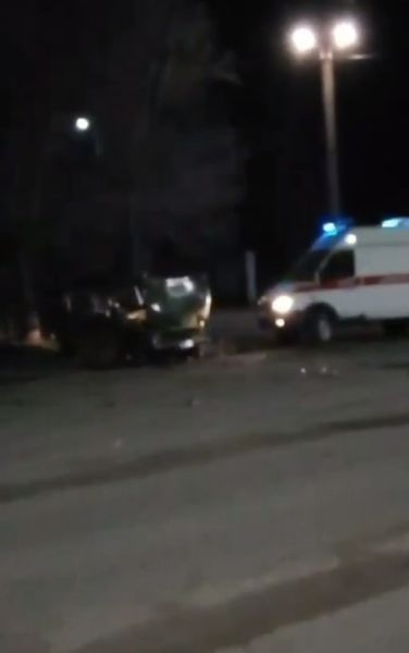 В Стаханове взорвался автомобиль