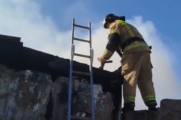 В ЛНР ликвидировали возгорание на территории предприятия