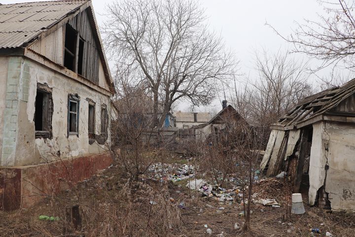 Опустевшие дома в центре Свердловска