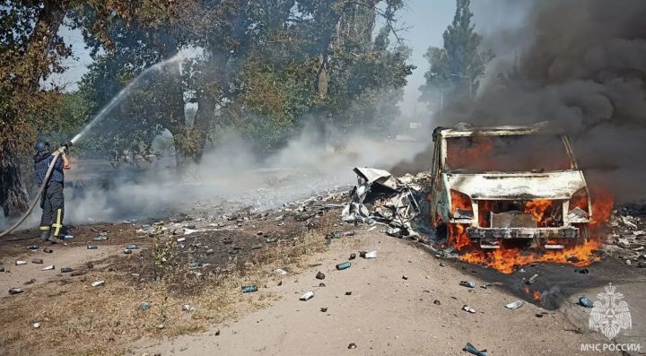 Две атаки за 20 минут: один из городов ЛНР подвергся массовому налёту беспилотников 