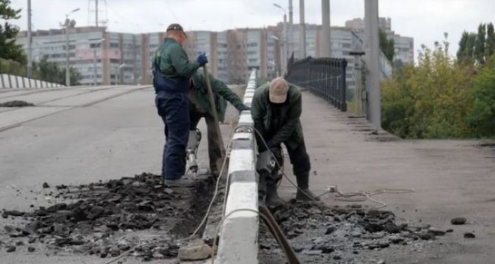 Ремонт путепровода в районе луганского парка 1 Мая планируют завершить к осени