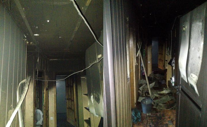 В многоквартирном доме в Луганске случился пожар