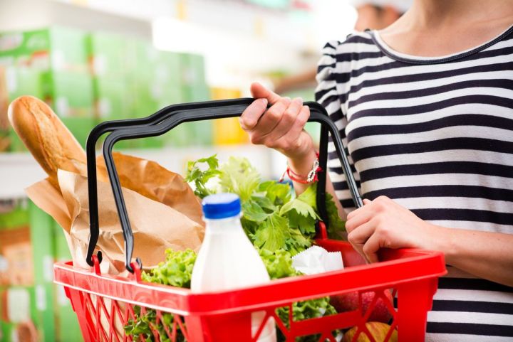 Средний чек продуктовой корзины в Луганске