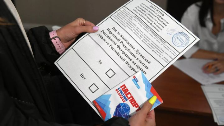 Число явившихся на референдум граждан ЛНР близится к 100%