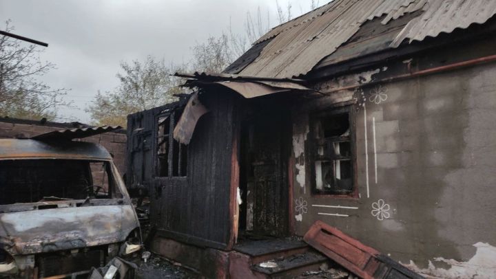 Житель Алчевска пострадал на пожаре