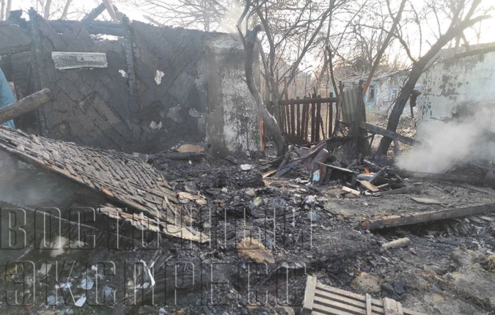 На пожаре в посёлке Шахтерский погиб мужчина