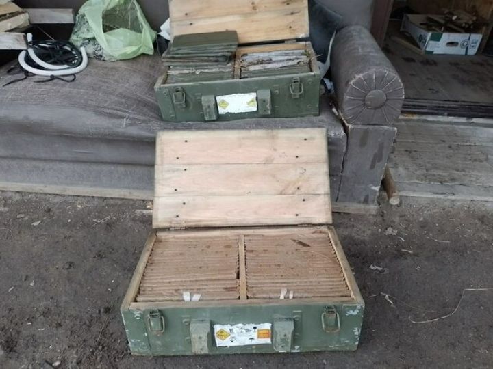 У жителя одного из посёлков ЛНР обнаружили более 300 кг взрывчатки