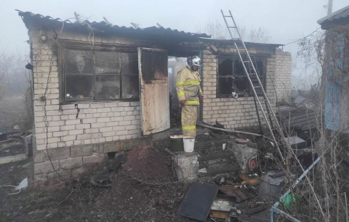 На пожаре в посёлке Ленинский Свердловского района погиб мужчина